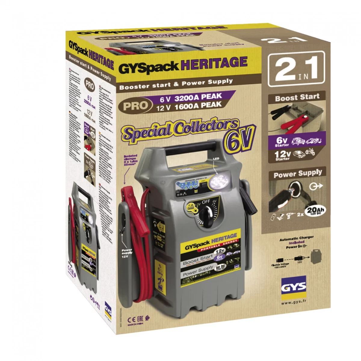 GYS booster 6v 12v
